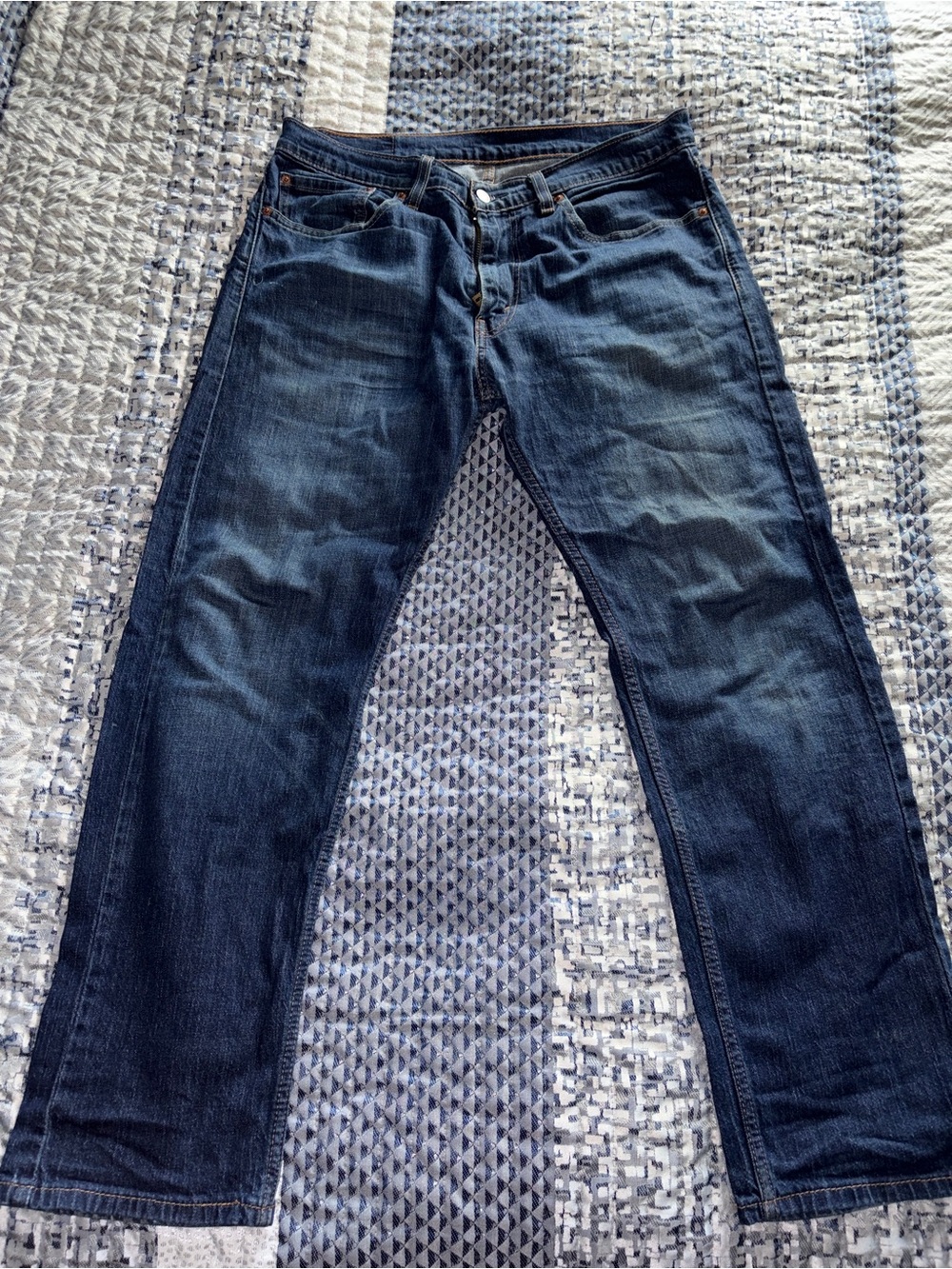 Levi's Slim Straight Dark Blue Jeans